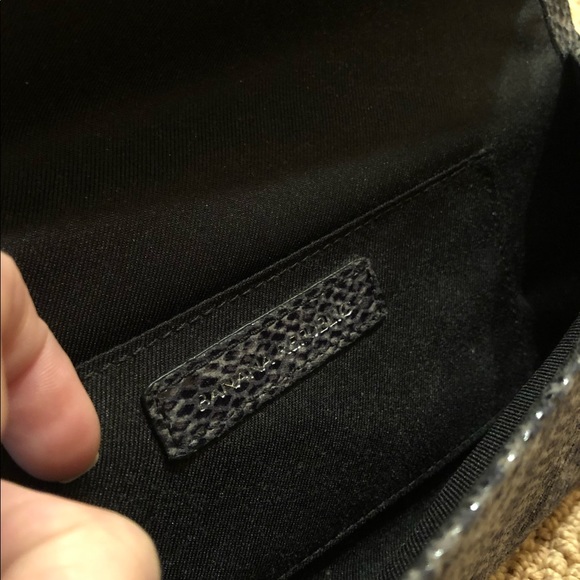 Reptile print clutch w/magnetic fold,soft material - Picture 6 of 6